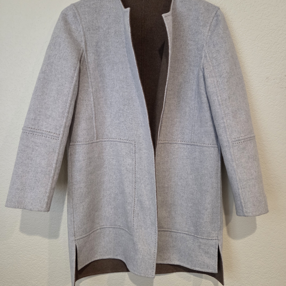 Lafayette 148 Wool & Cashmere Reversible Coat